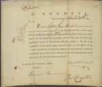 Warrant for Soldier’s Pay from John Dickinson for James Chrystie