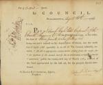 Warrant for Soldier’s Pay from John Dickinson for Edward Coyle