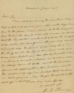 Letter from Roger B. Taney to Independent Gist