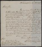 Letter from George Washington to Robert Livingston