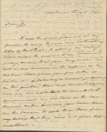 Letter from Roger B. Taney to Samuel Smith