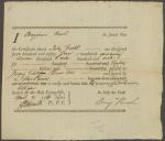 Sworn Affidavit of Benjamin Rush about a Soldier's Pay Certificate
