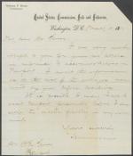 Letter from Spencer Baird to Horatio Storer