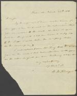 Letter from Roger B. Taney to Joshua Gist