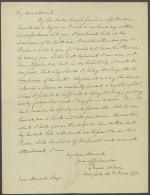 Letter from James Wilson to Hannah Grey
