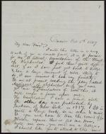 Letter from Henry Dallam to W. Boyd Williams