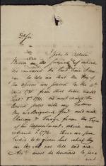 Letter from George Thompson to Robert Magaw