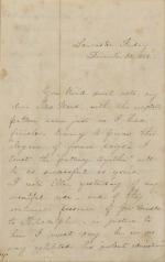 Letter from Harriet Lane to Mrs. Christopher L. Ward