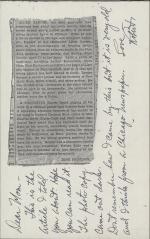 Letter from Robert Tanner to Mother