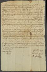 Legal Document, Memorandum between James Wilson and Seth Cattell