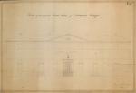 Two Sketches of West College by Benjamin Latrobe