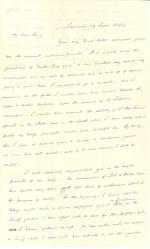 Letter from James Buchanan to William N. Irvine