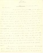 Letters from James Buchanan to Unknown Recipients