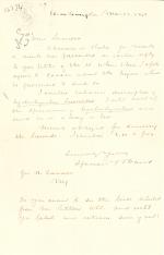 Letters from Spencer Baird to George Lawrence (Mar. 1868) 