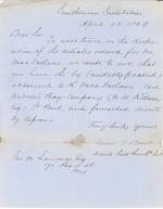 Letters from Spencer Baird to George Lawrence (Apr. - Jun. 1869)