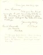 Letters from Spencer Baird to George Lawrence (Oct. - Dec. 1870)