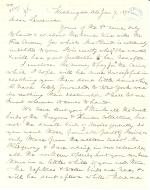 Letters from Spencer Baird to George Lawrence (Jan. - Mar. 1871)