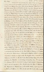 Letters from Charles Nisbet to Mary Nisbet