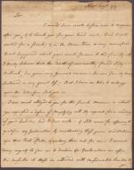 Letters from Wilhelmina Nisbet to Charles Nisbet