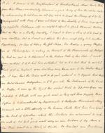 Letter from Charles Nisbet to Unknown Recipient