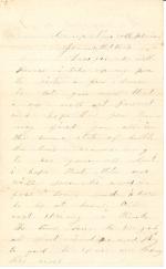 Letters from John Cuddy (Jan. - Feb. 1863)