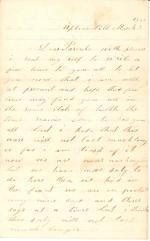 Letters from John Cuddy (March 1863)