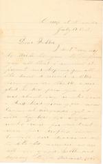 Letters from John Cuddy (Jul. - Sept. 1863)
