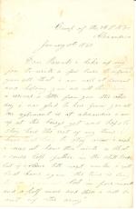 Letters from John Cuddy (Jan. - Feb. 1864)