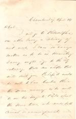 Letters from Alexander McClure to Eli Slifer, 1860-62