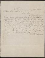 Letter from R. H. Chamberlin to Eli Slifer