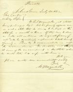 Letters from William Wagenseller to Eli Slifer