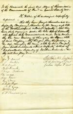Petition from the Northumberland and Point Infantry to the Pennsylvania General Assembly