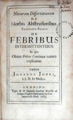 Novarum Dissertationum De Morbis Abstrusioribus Tractatus Primus...