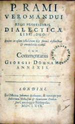 Dialecticae Libri Duo..Cum Commentariis Georgii Dounami Annexis