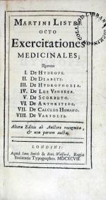 Octo Exercitationes Medicinales; Quarum, De Hydrope