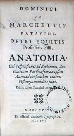 Anatomia: Cui responsiones ad Riolanum, Anatomicum Parisiensem...