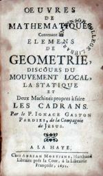 Oeuvres De Mathematiques Contenant les Elemens De Geometrie... (Parts 2-4)