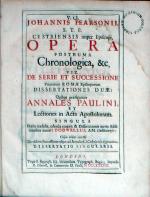 Opera Posthuma Chronologica, &c. Viz. De Serie... (Pt 2)