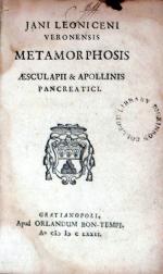Metamorphosis Aesculapii & Apollinis Pancreatici