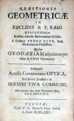 Quaestiones Geometricae In Euclidis & P. Rami Στοιχειωσιν In usum...