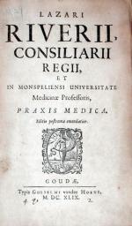 Praxis Medica (-Tomus Secundus). (Methodus Curandarum Febrium)