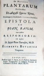 De Methodo Plantarum…Epistola ad Joan. Raium, Cum ejusdem...