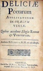 Deliciae Poetarum Anglicanorum