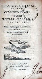 Commentationes, in aliquot M. Tvllii Ciceronis Orationes