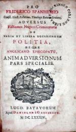 Adversus Fictiones Nuperi Criminatoris De Varia Et Libera Ecclesiarum...
