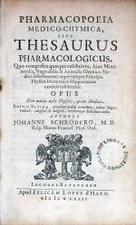 Pharmacopoeia Medico-Chymica, Sive Thesaurus Pharmacologicus