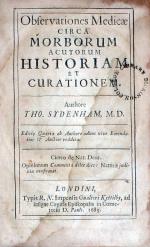Observationes Medicae Circa Morborum Acutorum Historiam Et Curationem