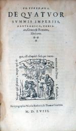 De Qvatvor Svmmis Imperiis, Babylonico, Persico, Graeco & Romano