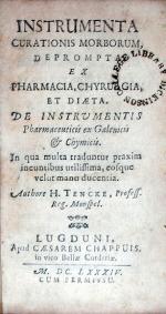 Instrumenta Curationis Morborum, Deprompta Ex Pharmacia, Chyrurgia, Et Diaeta