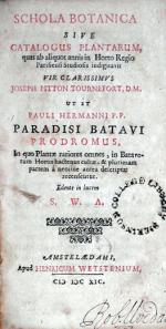 Schola Botanica Sive Catalogus Plantarum, …in Horto Regio Parisiensi